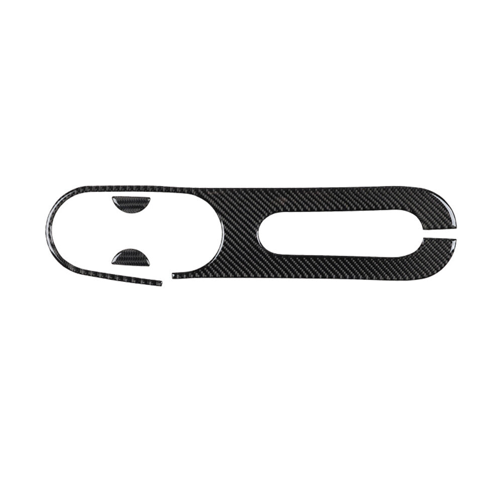 Carbon fiber interior handbrake console trim for 2012-2015 for Fiat 500