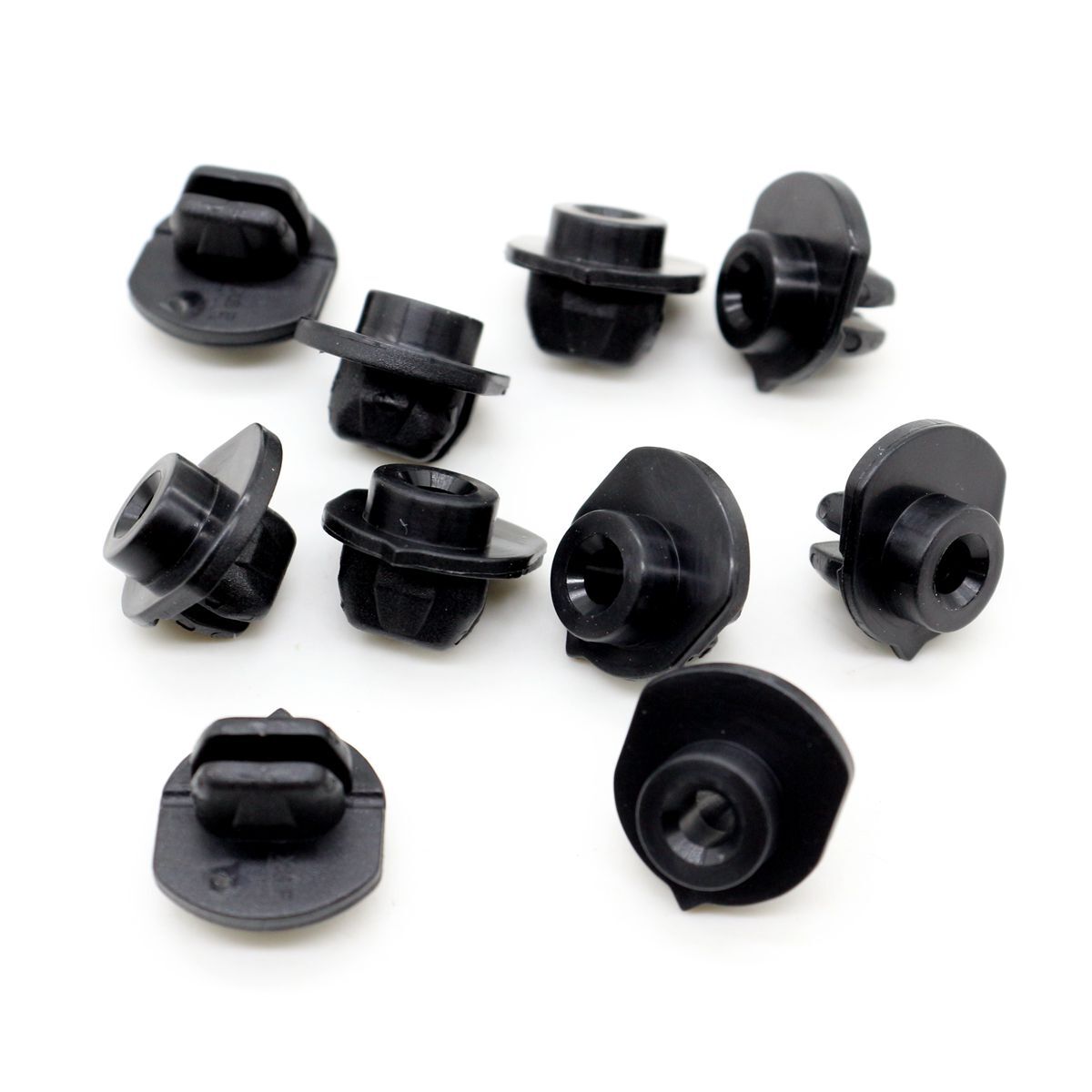 New Black 10 Pcs Bumper End Screw Grommet for Honda 90107-SX0-003
