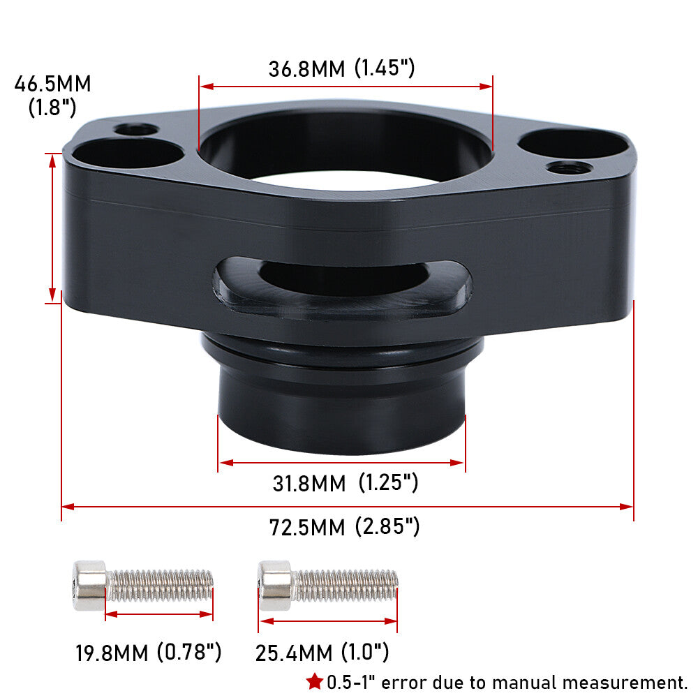 Turbo Blow off Valve Adapter BOV For 2016-2023 for FORD for MUSTANG 2.7L 3.5L ECOBOOST