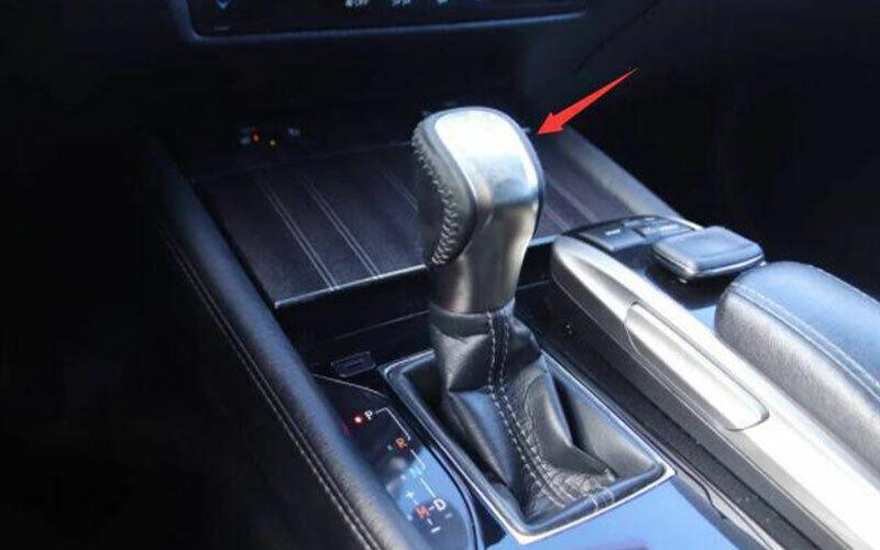 for Lexus GS350 450h 2016-2020 Carbon FiberBlack Console Gear Shift Knob Cover
