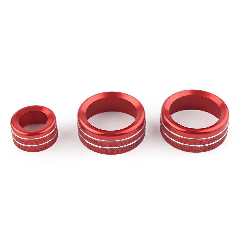 Air Condition Knob Switch Trim Cover Ring Red for BMW GT X1 X3 X4 X5 X6 2013-18