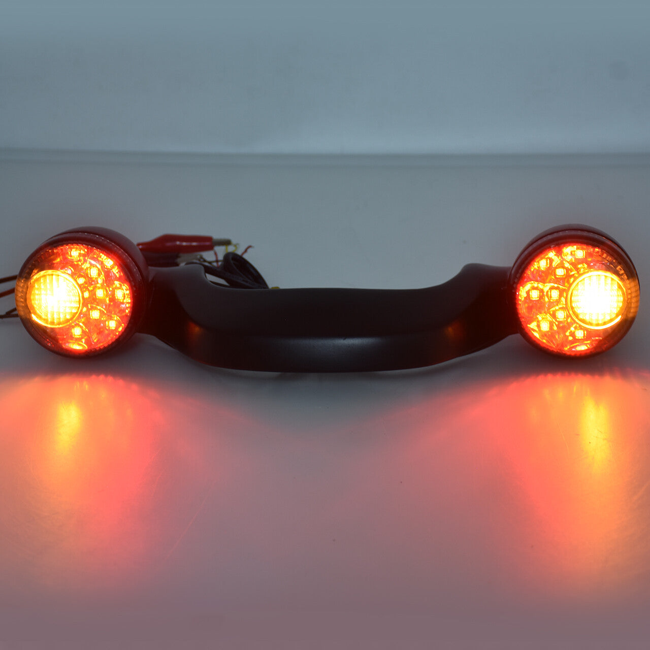 Matte Black Rear Turn Signal Brake LED Light for Harley Road Street Glide 10-23
