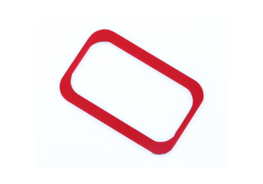 Alloy Red Rear Door Tailgate Switch Button Cover for Benz C GLC Class W205 15-21