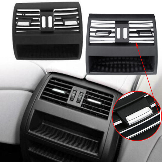 Rear Center Console Air Outlet Vent Grille Grill Cover Fit for BMW 5 F10 F11 Black