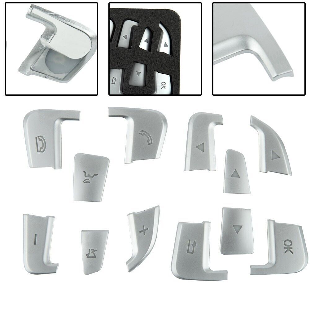 Steering Wheel Button Cover Trim Fit for Mercedes-Benz GLE GLS A B GLA Class