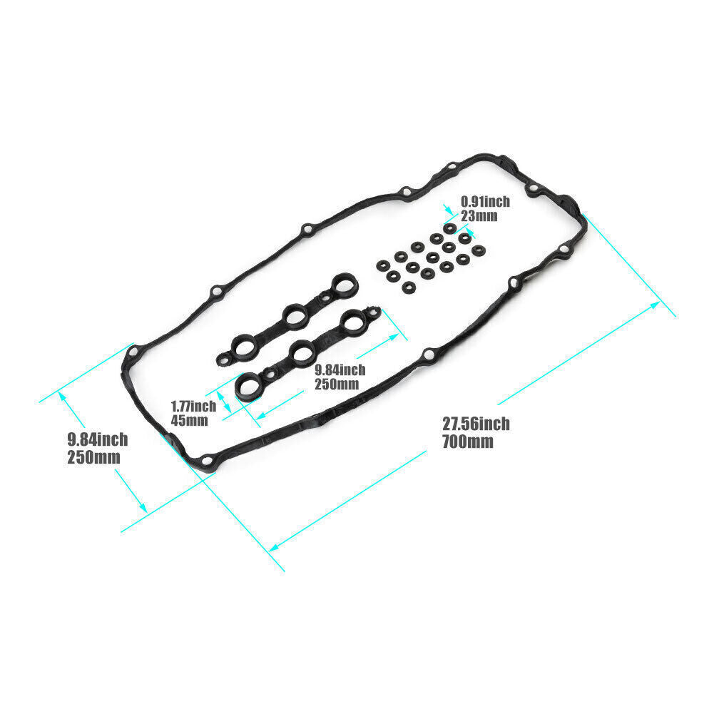 E46 E53 E60 E83 E85 X3 Z4 Valve Cover Gasket Set Seals Fit For 2002-2006 for BMW
