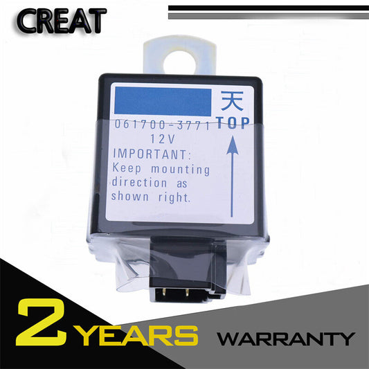 12V time-delay relay solenoid valve suitable for Kubota engine stop relay B1550D T0070-31410