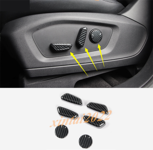 for Ford Explorer 2020-2023 ABS Carbon Style for Seat Adjustment Button Cover Trim6