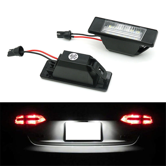 2X Rear LED Number License Plate Light Lamps for Nissan Pathfinder R51 2005-2012