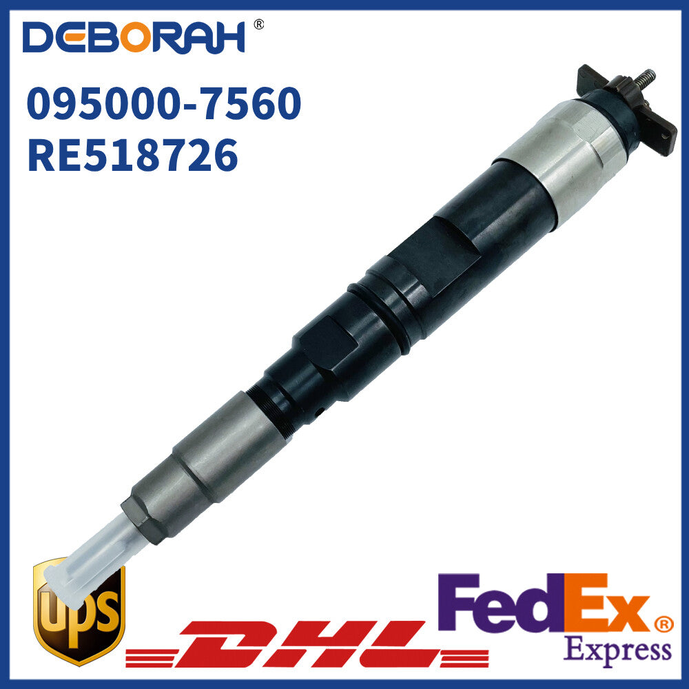 095000-7560 Common Rail Fuel Injector RE518726 RE53961 For JOHN DEER 095000-7561