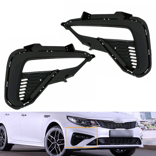 Left and right front bumper fog light cover trim for Kia Optima 2019 2020