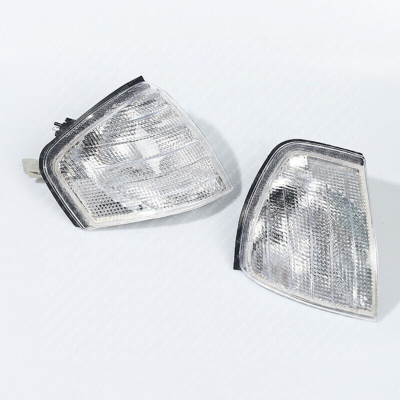 1Pair Turn Signal Lamp Frame Cover 2Pcs for Mercedes-Benz C Class W202 1994-2000