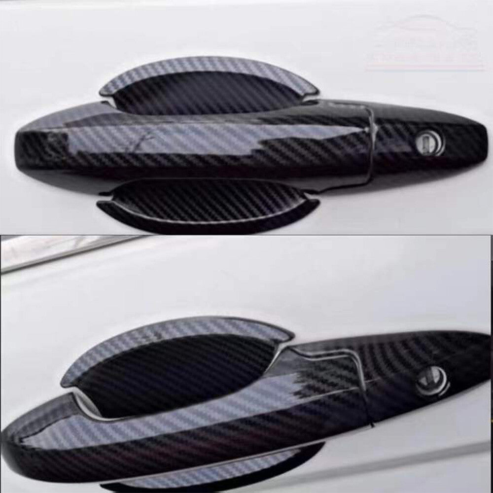 Door Handle Cover Trim for Acura 07-12 for RDX SUV 04-08 TSX 07-13 MDX Carbon Fiber