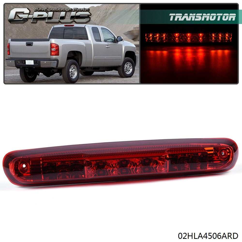 LED 3rd Light, 07-13 Black and White Silverado for GMC for Sierra 1500 2500 3500