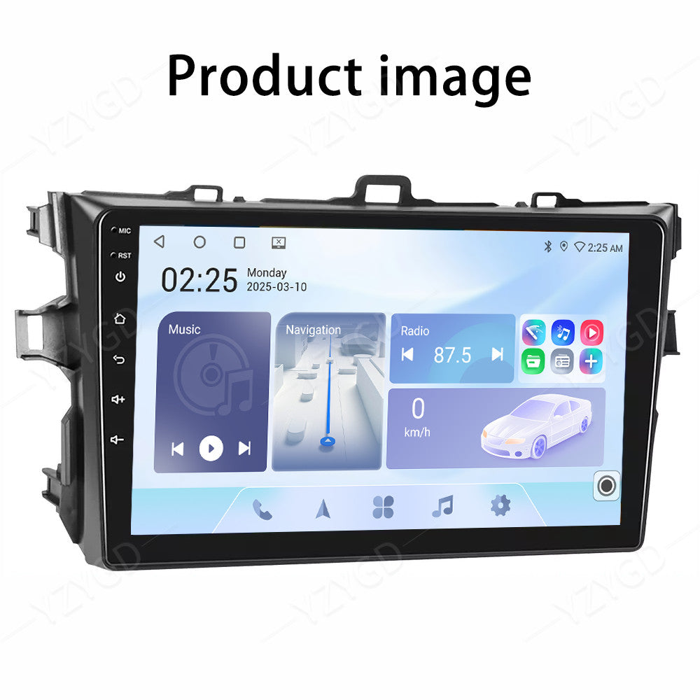 for Toyota for Corolla 2009-2013 Android 14 Car Stereo Radio GPS Navi CarPlay Screen