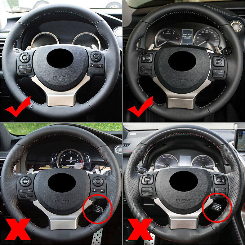 for Lexus RC NX IS 2015-21 Red Shift Lever Paddle Steering Wheel Gear Extension