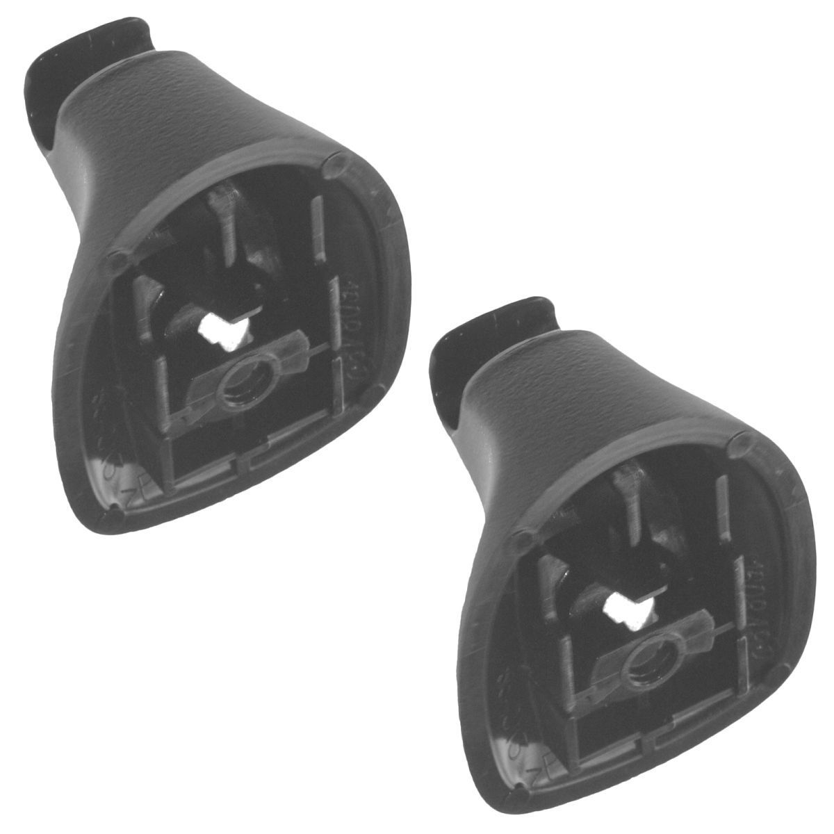 Sun Visor Sunvisor Support Clip Pair Kit Black for Chrysler for Dodge 1GW25DX9AA