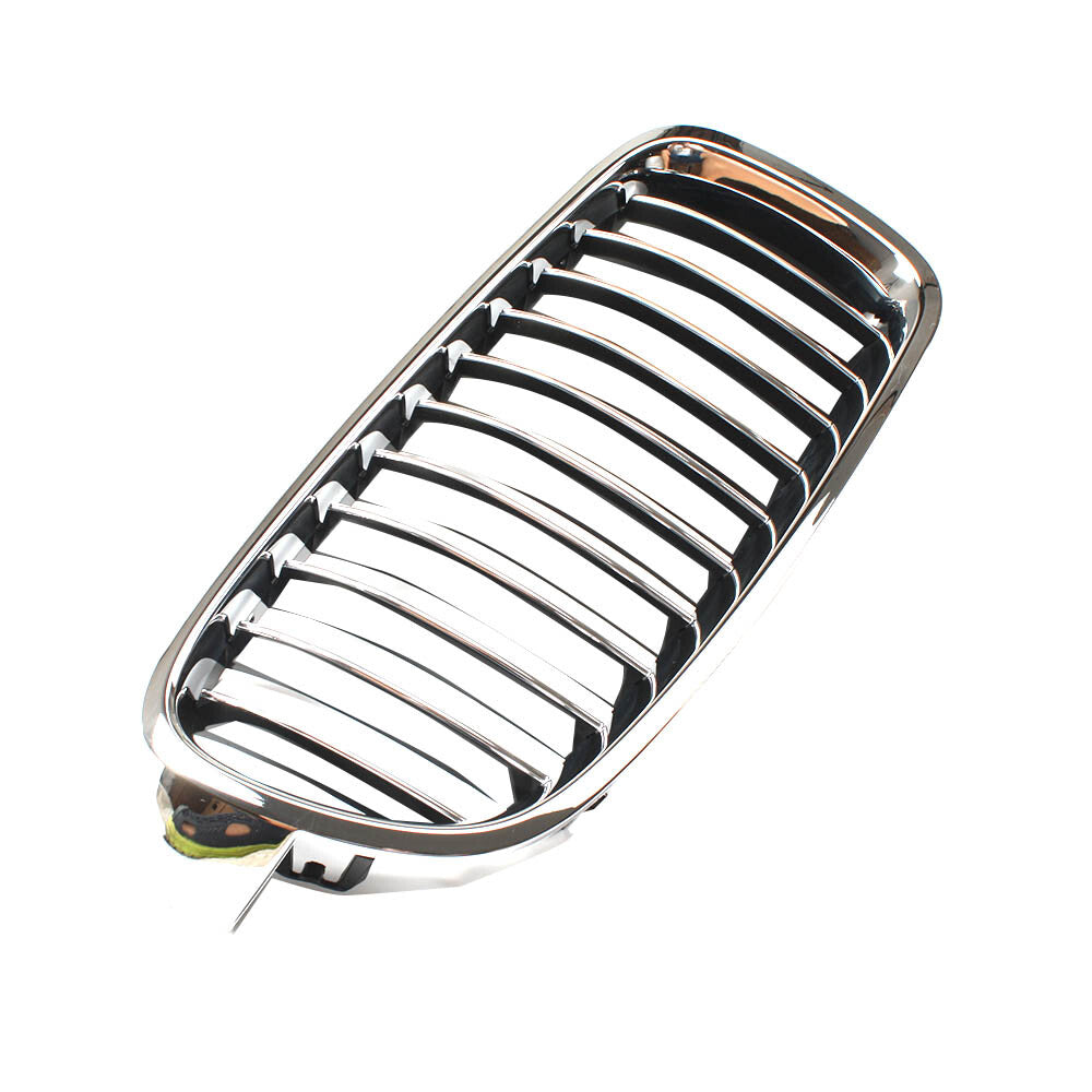 2 Front Left Right Kidney Grille Chrome for BMW 3-Series 320i 328i 320i xDrive