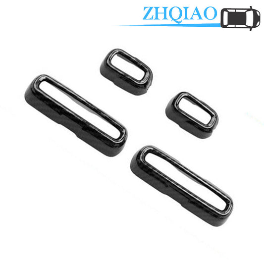4pcs Carbon Fiber ABS Interior for Seat Adjustment Cover Trim Fits for Honda Accord 2018