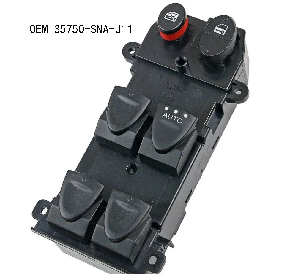 For 2006-2011 for Honda for Civic 35750-SNA-U11 R16A1 Car Inner Power Window Switch BLK