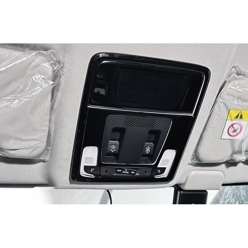 for Honda CR-V 2023-2024 Bright Black Car Front Reading Light Lamp Cover Trim 2x