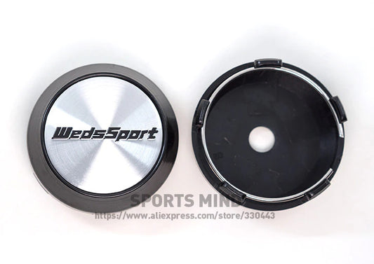 4x68mm ray wheel center hubcap rim cap badge black red TE37