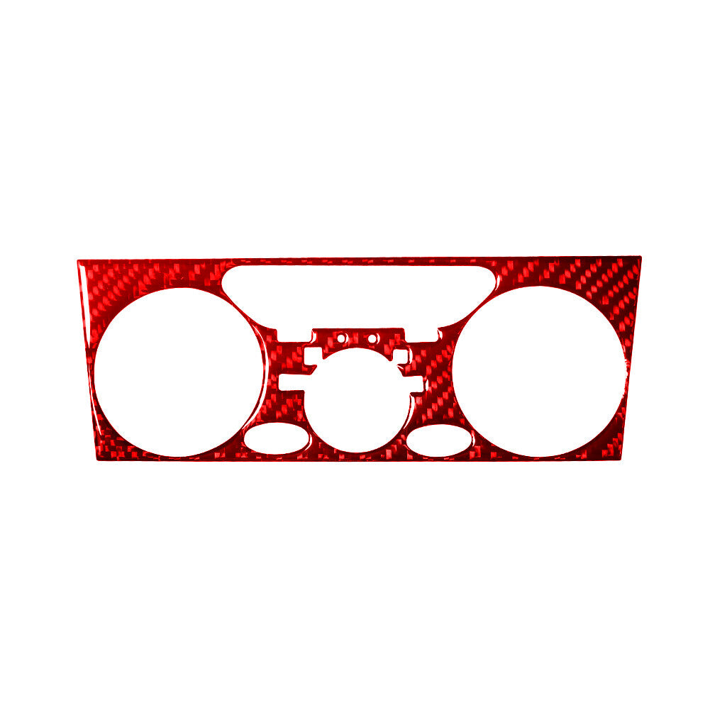 Red Carbon Fiber Center Climate Control Panel Trim for Toyota Celica 2001-2005