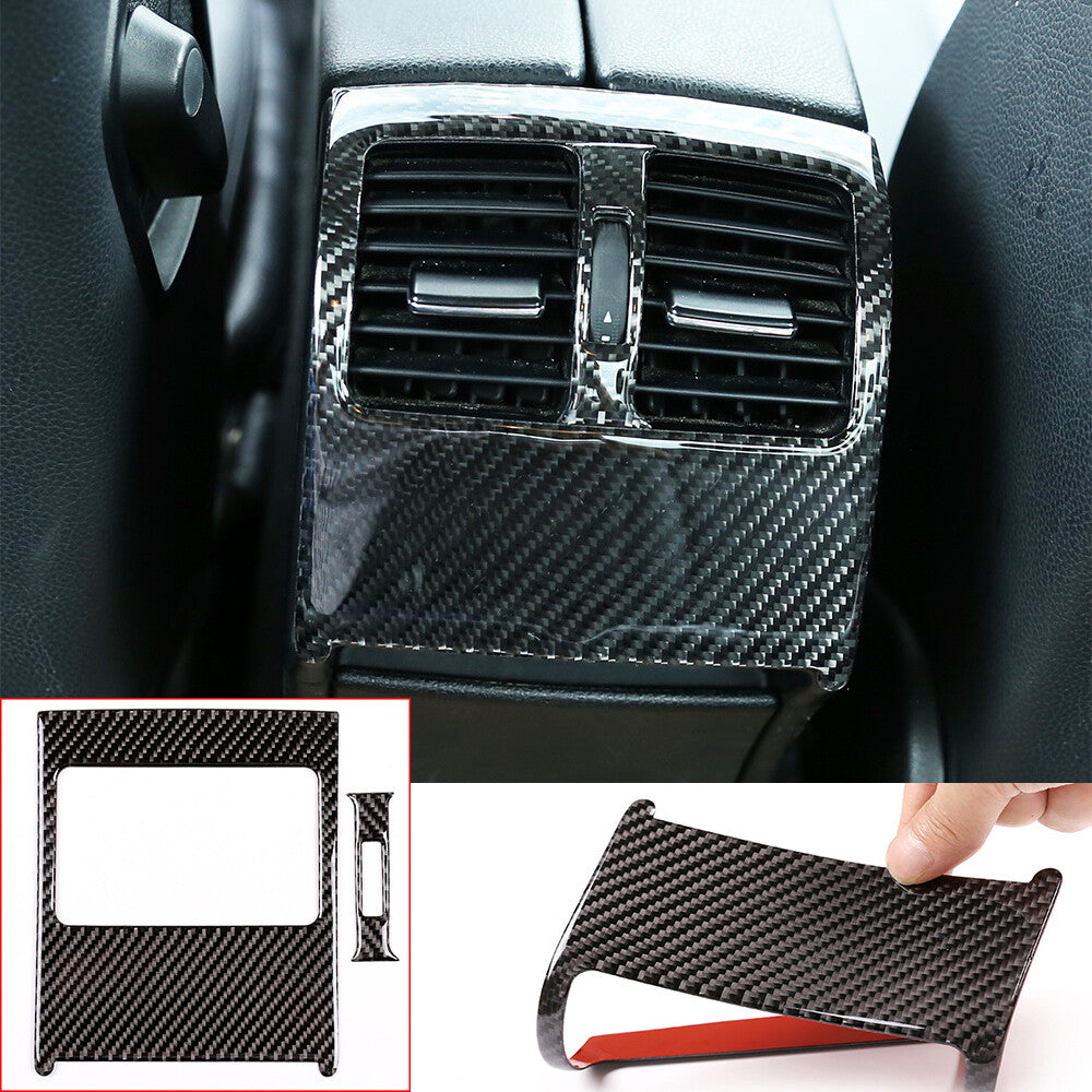 Carbon Fiber Rear Air Outlet Vent Cover for Mercedes-Benz C Class W204 2007-2013
