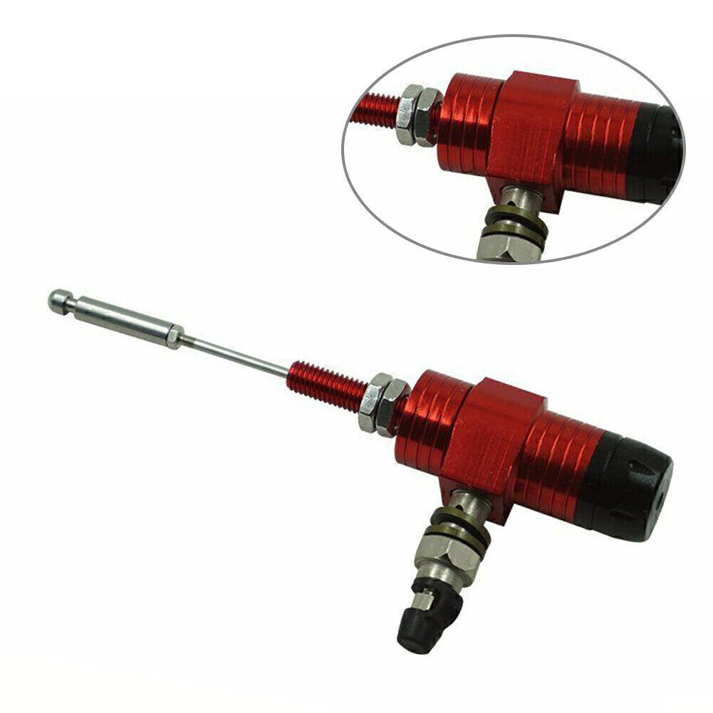 M10x1.25MM Hydraulic Clutch Master Cylinder Rod Brake Pump Universal Motor red