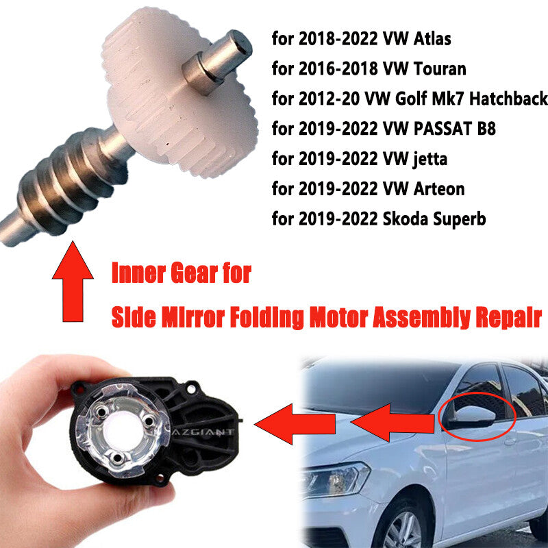 Side mirror folding motor gears are suitable for 2012-2020 for BMW 1 Series 118i, 116i, 120i, 125i