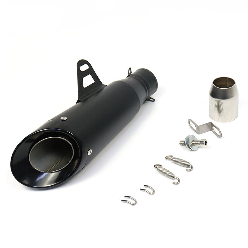 38-51mm Universal Motorcycle ATV Slip On Exhaust Muffler Silencer Pipe Short