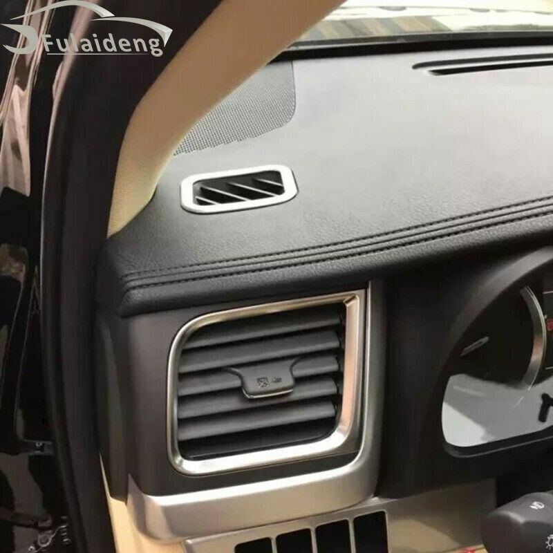 for Toyota Highlander 2014-19 Silver Dashboard Upper Air Vent Outlet Cover Trim