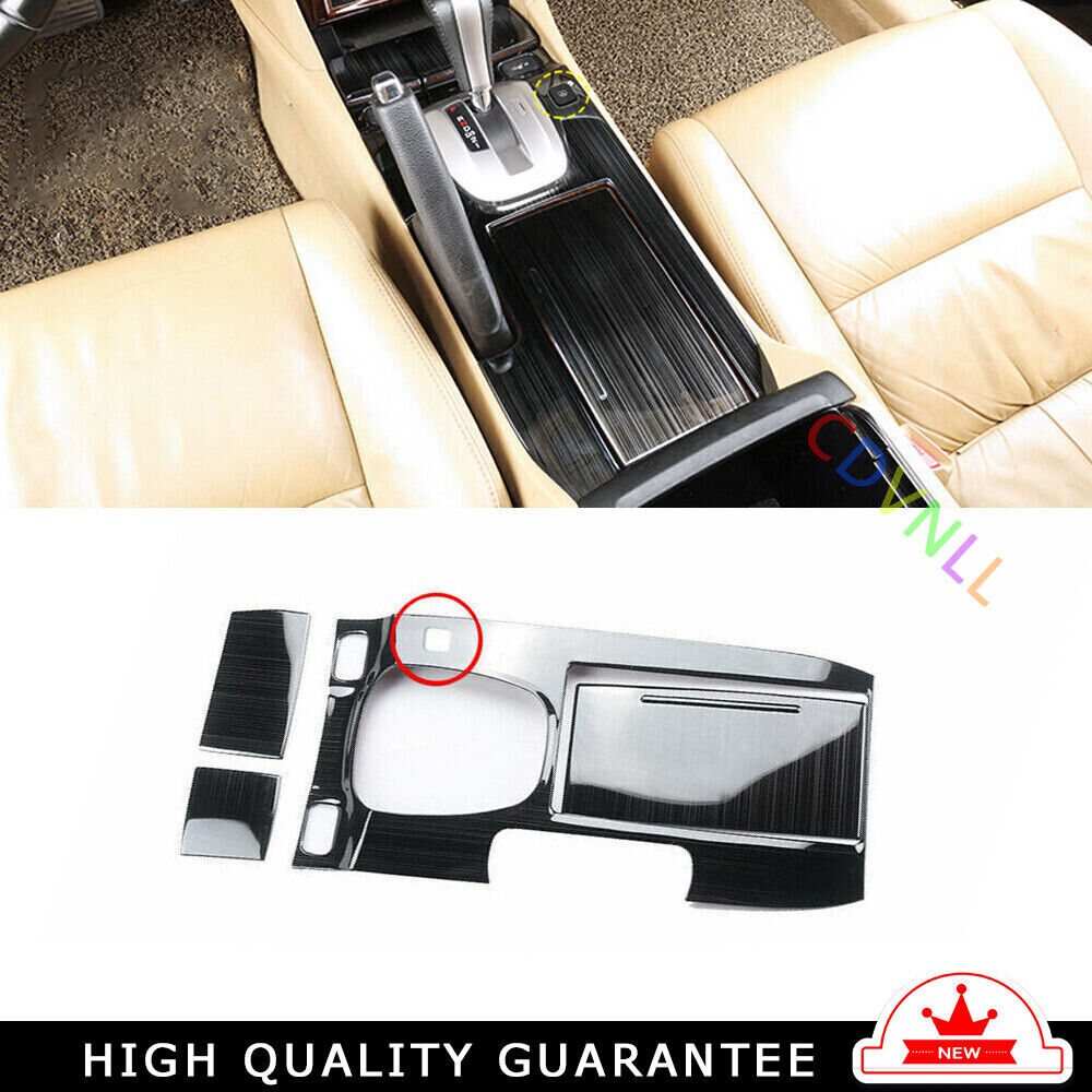 Inner Gear Shift Panel Decor Cover Trim for Honda Accord 08-2013 Black Titanium