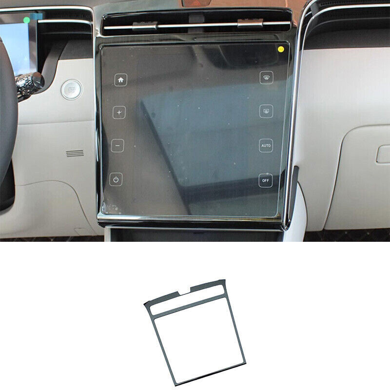 for Hyundai for Tucson 22-2023 Titanium Black Central Control Navigation Frame Trim