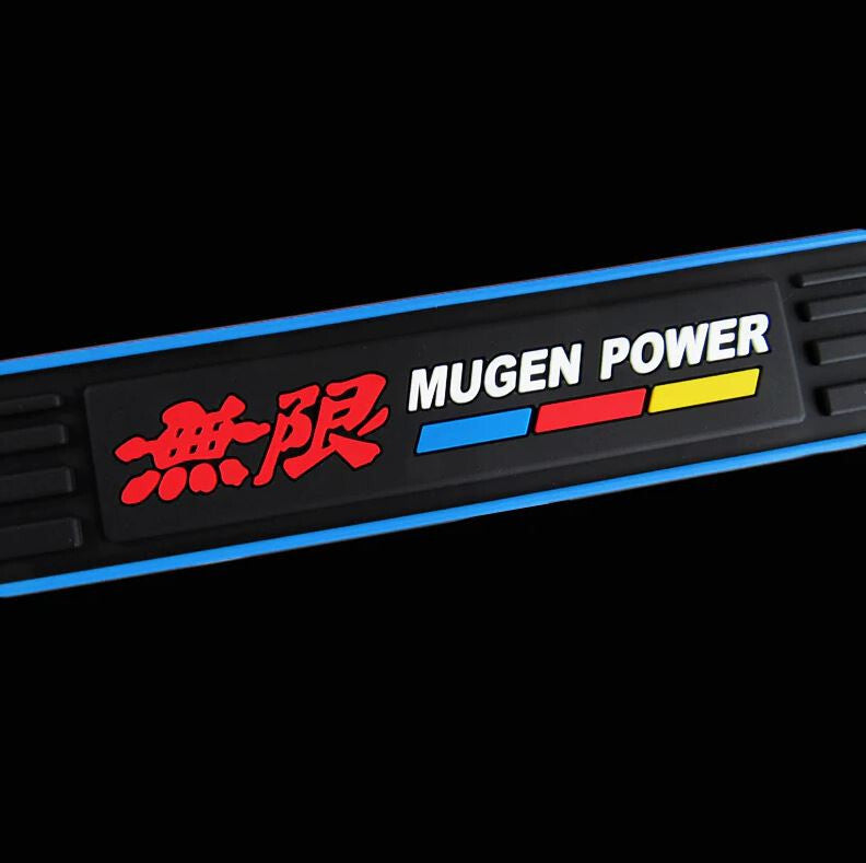 Car door and window protection stickers, badges, strips, Mugan blue and black, suitable for Nissan and for Mazda .