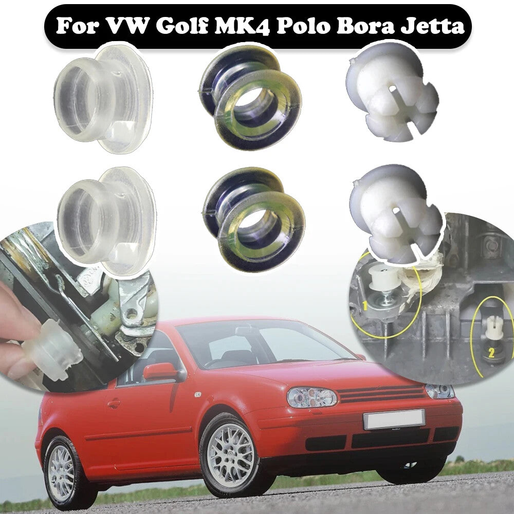 Manual Gear Shift Lever Cable Bushing End Linkage Sleeve Repair Kit for VW for Golf