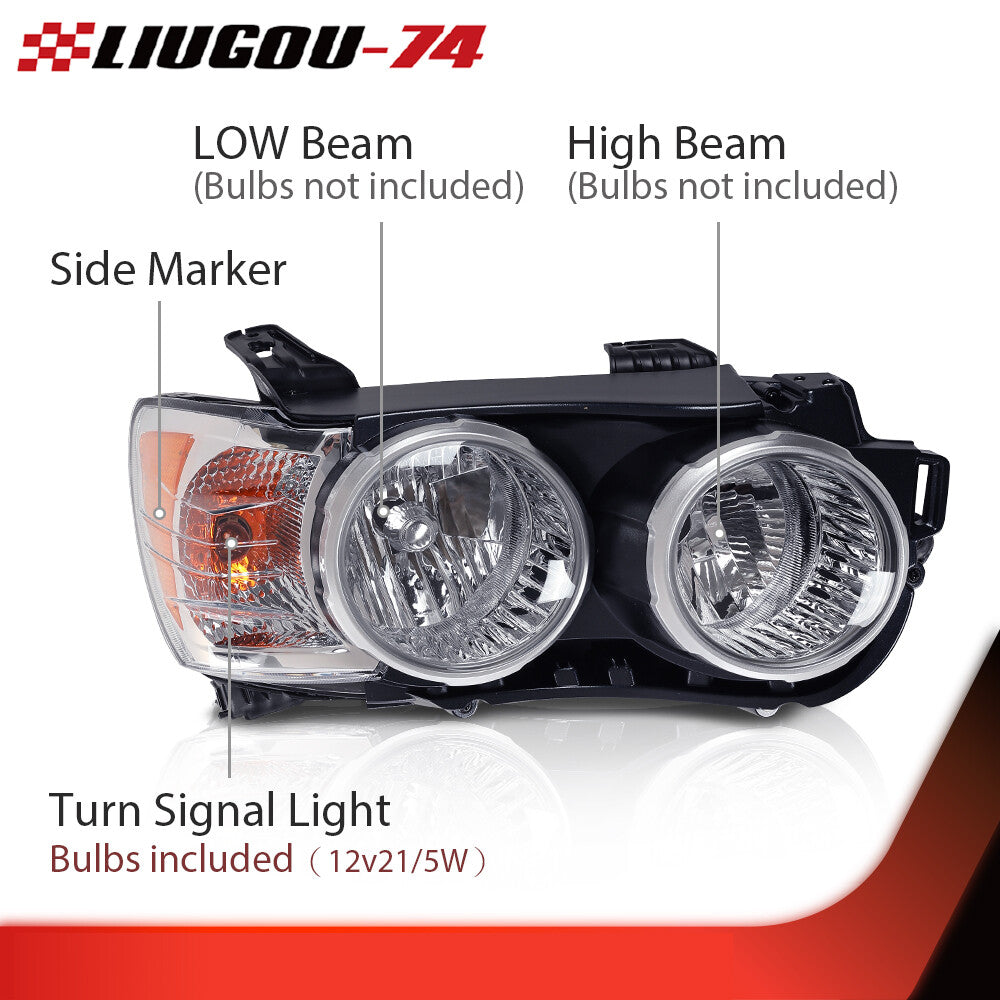 Suitable for 2012-2016 for Chevrolet Sonic Headlights (Chrome) - Right Passenger Side - new