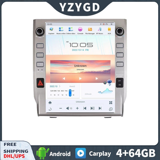 for Toyota Tundra 2014-2019 Carplay Car Radio Screen 2Din Stereo Receiver Player