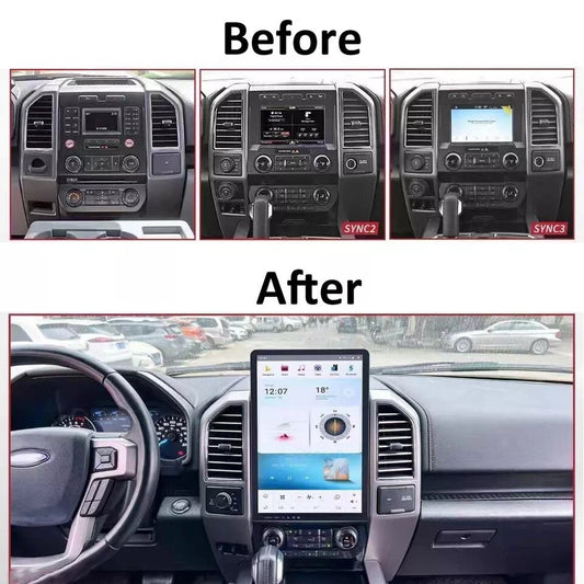 16.8-INCH Android 13.0 for Tesla Vertical Screen GPS Radio for Ford F-150 2015-2022