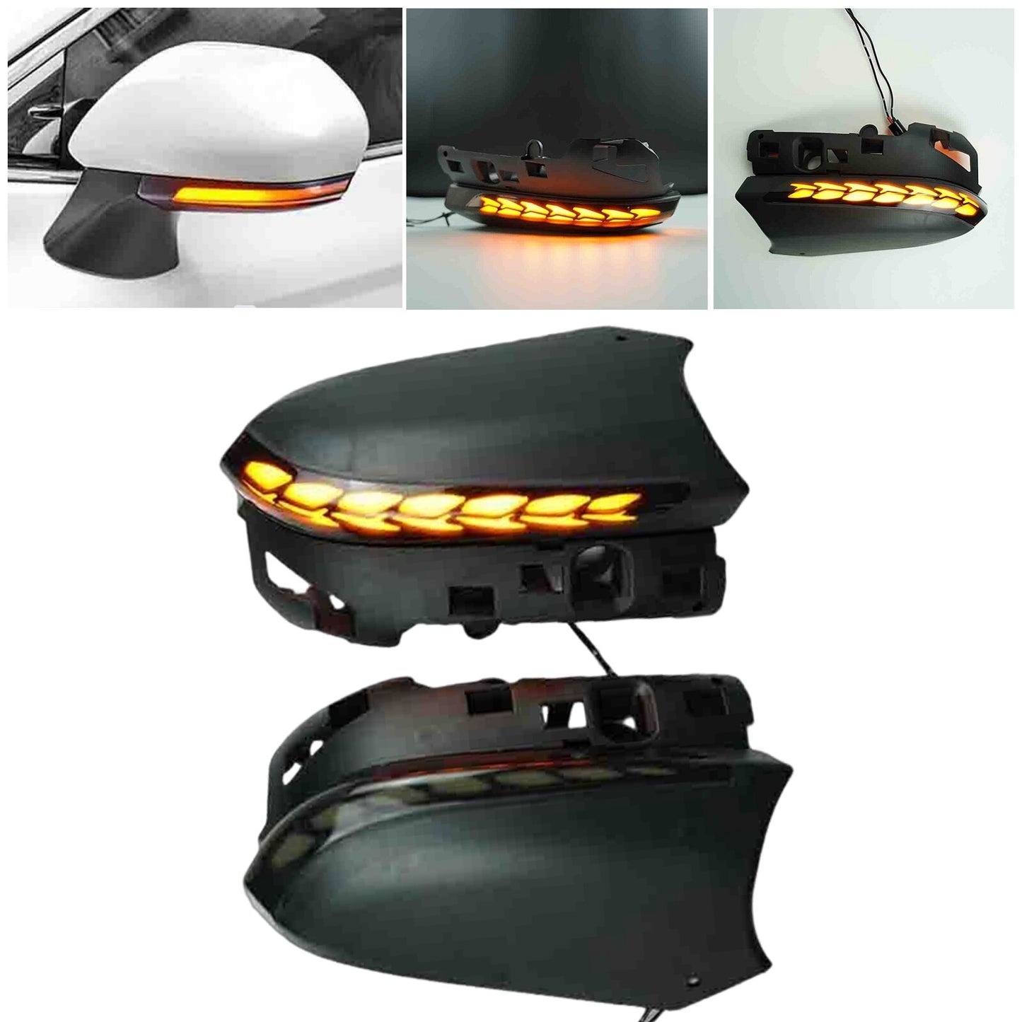 for Toyota for Camry 18-22 LED Side Mirror Sequential Dynamic Turn Signal Light AT