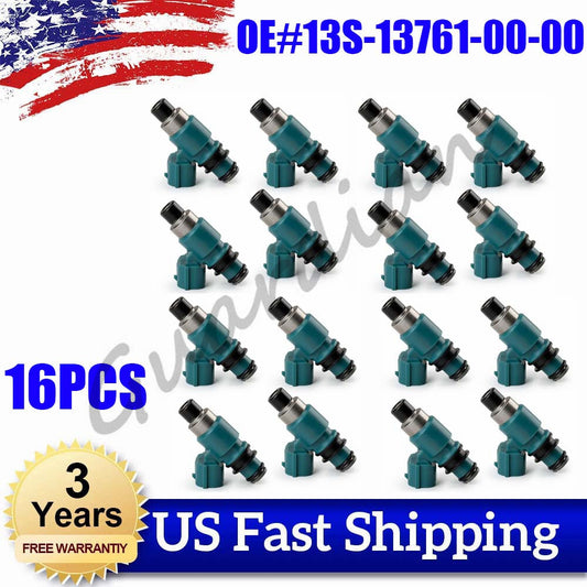16-pack fuel injectors 13S-13761-00-00 for Yamaha YZF R6 (2008-2016, 2009, 2010, 2011-)