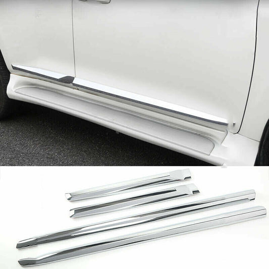 for Toyota LC Prado FJ150 2010-2019 Chrome ABS Side Door Body Strip Cover Trim4