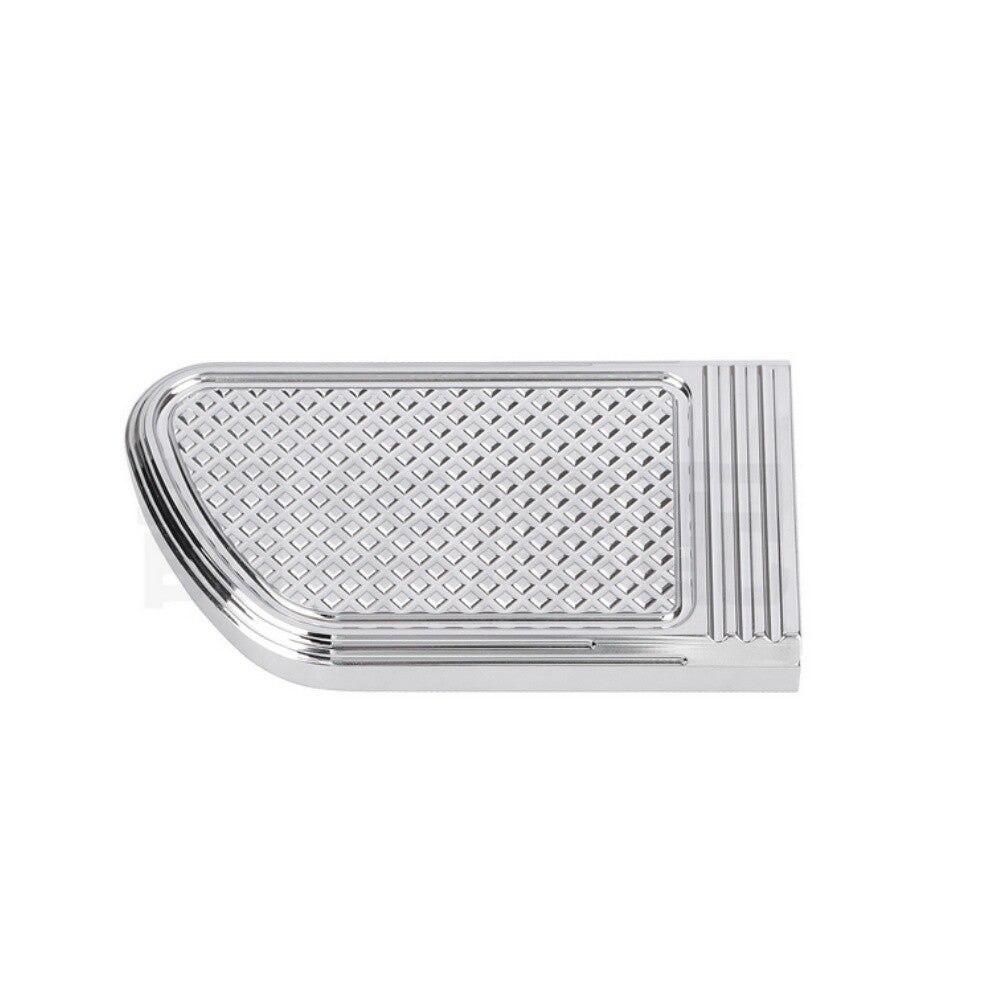 Chrome Brake Pedal Pad Cover for Harley Touring Street Electra Glide 80-up Dyna