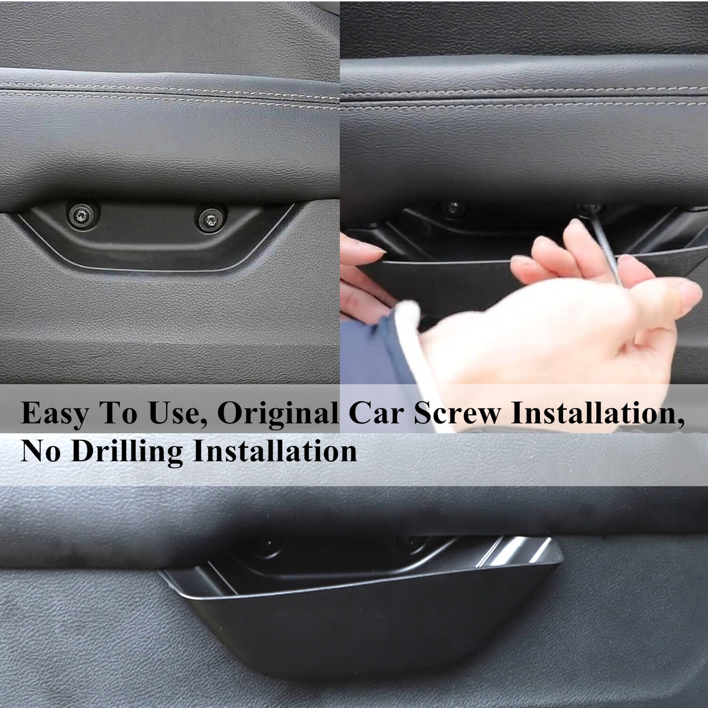 Front Door Grab Handle Storage Box Organizer Tray for Jeep for Wrangler JL 2018-2022