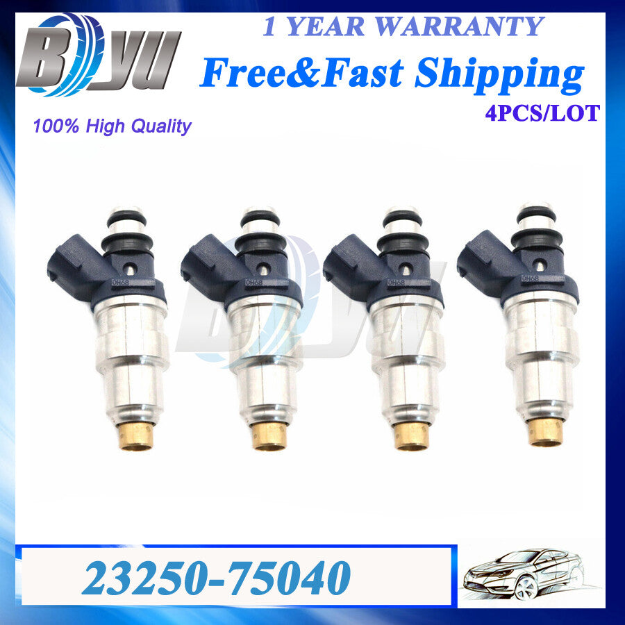 23250-75040 4X Fuel Injectors for 95 96 97 98 99 00 for Toyota Tacoma 2.4L