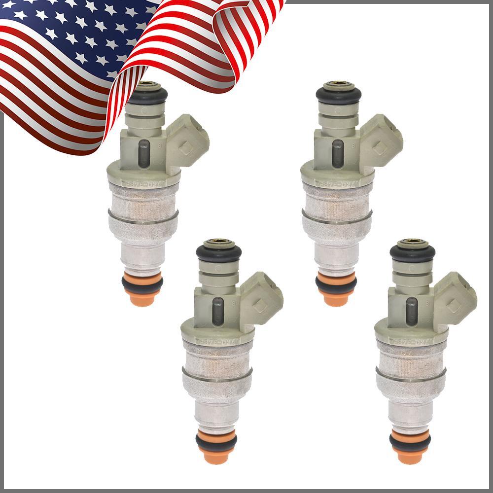 4PCS Fuel Injectors for Ford Ranger, for Mazda B2500 2.5L 1998-2001 F87E-D2A