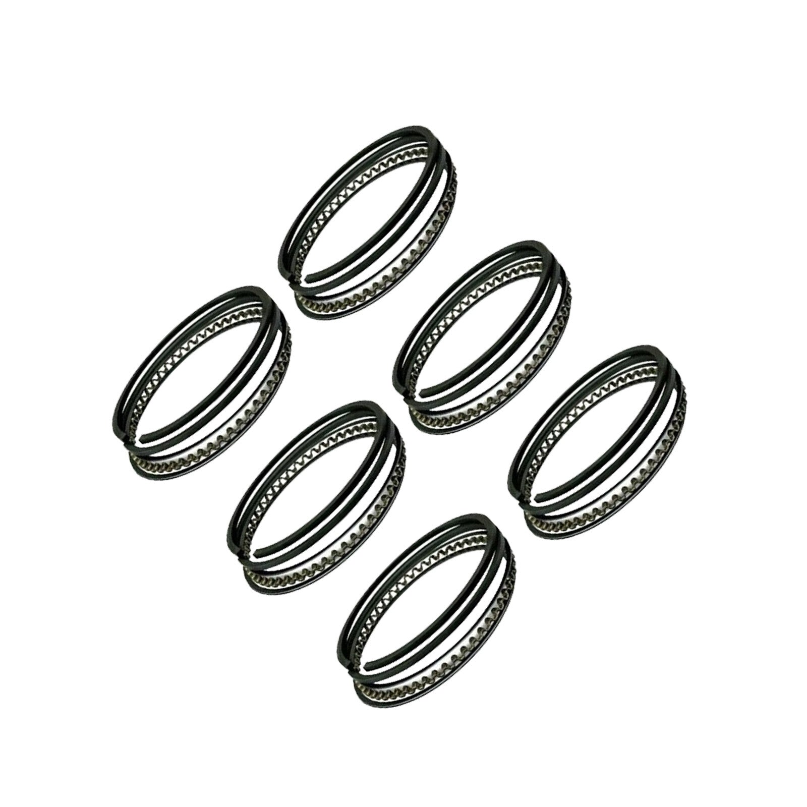 Pistol ring set for Maserati Ghibli for Levante Quattroporte 3.0L TT V6 engine F160