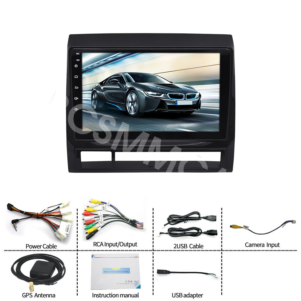 9in Touch Screen Stereo Bluetooth Radio Player Fit for Toyota Tacoma 2005-2013