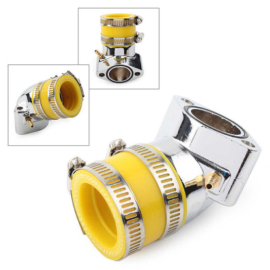 Racing Intake Manifold Fit GY6 150cc Chinese Scooter GoKart Performance Yellow
