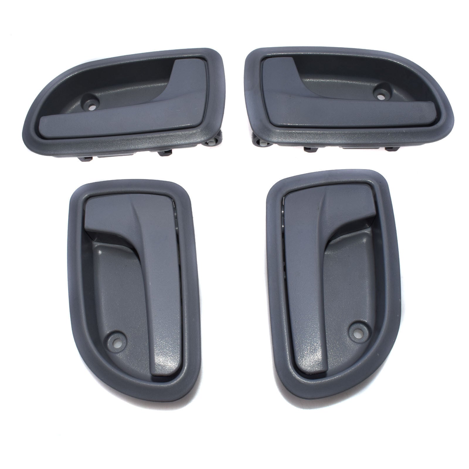 for KIA 2008-2010 Picanto Morning Set 4Pcs Inside Door Handle Left Right Gray